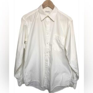 Christian Dior Classic White Dress Shirt Long Sleeve/Christian Dior Cotton Shirt